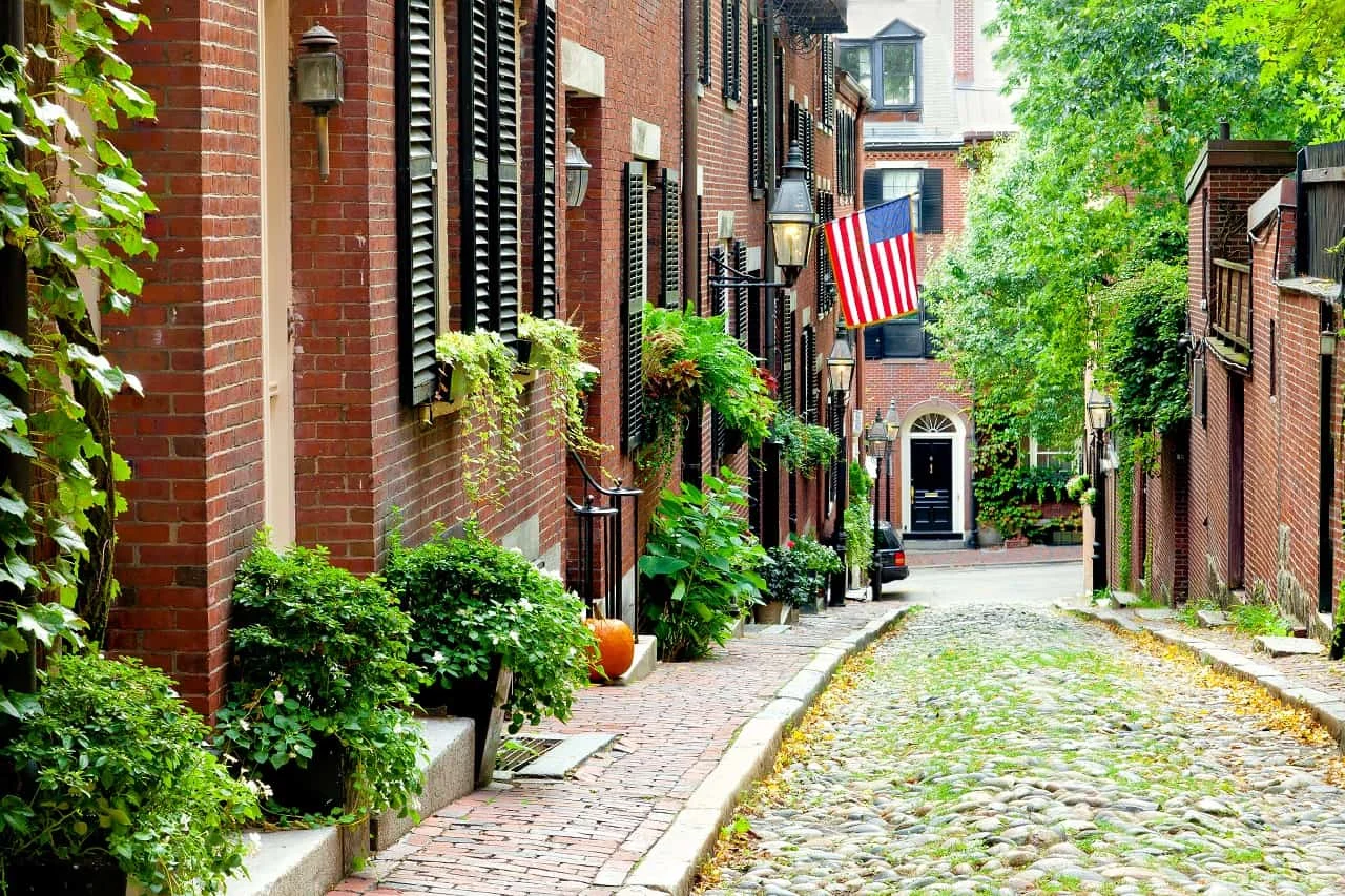 This is an image of a street in Boston, MA. Our hard money lenders in Boston MA can help you secure loans & finance your projects.